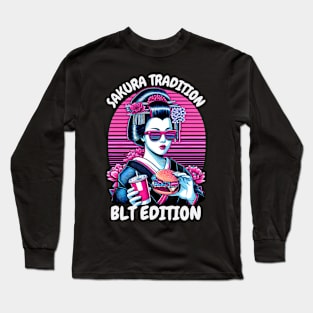 BLT Sakura geisha Long Sleeve T-Shirt